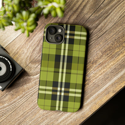 Pistachio Tartan - Tough Cases