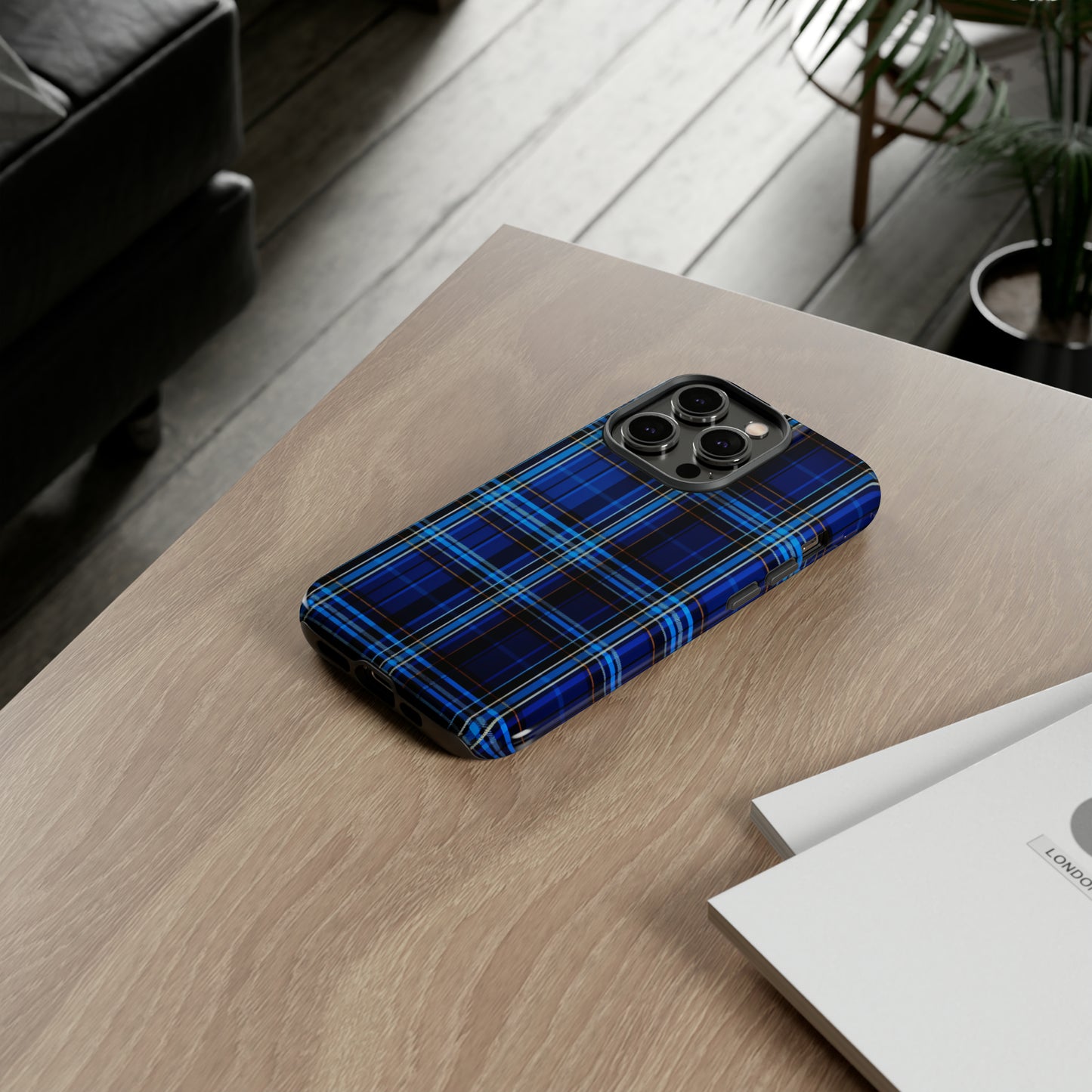 Royal Blue Tartan - Tough Cases