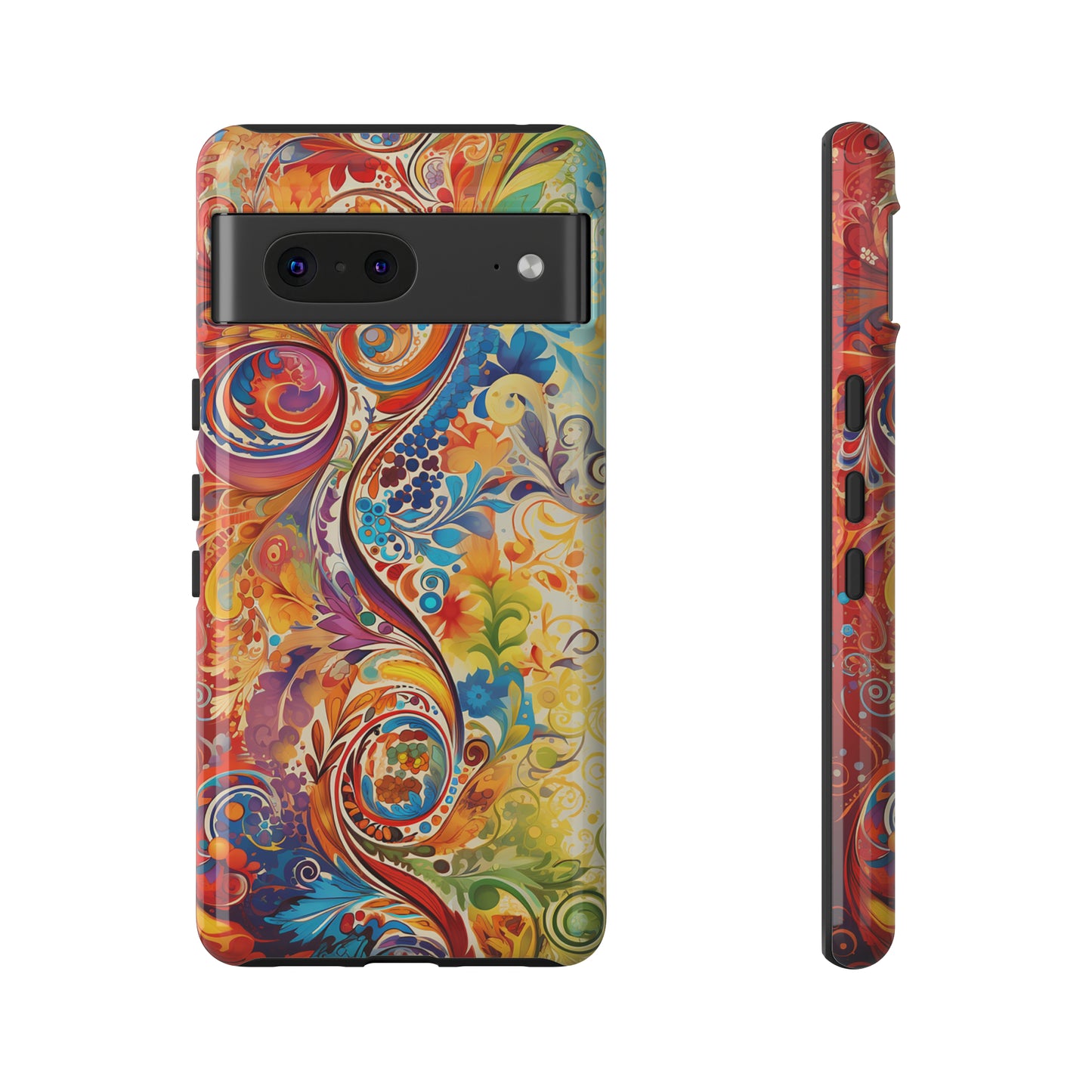 Rainbow Paisley - Tough Cases