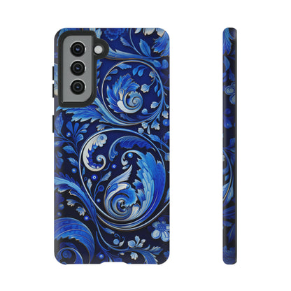 Royal Blue Paisley - Tough Cases