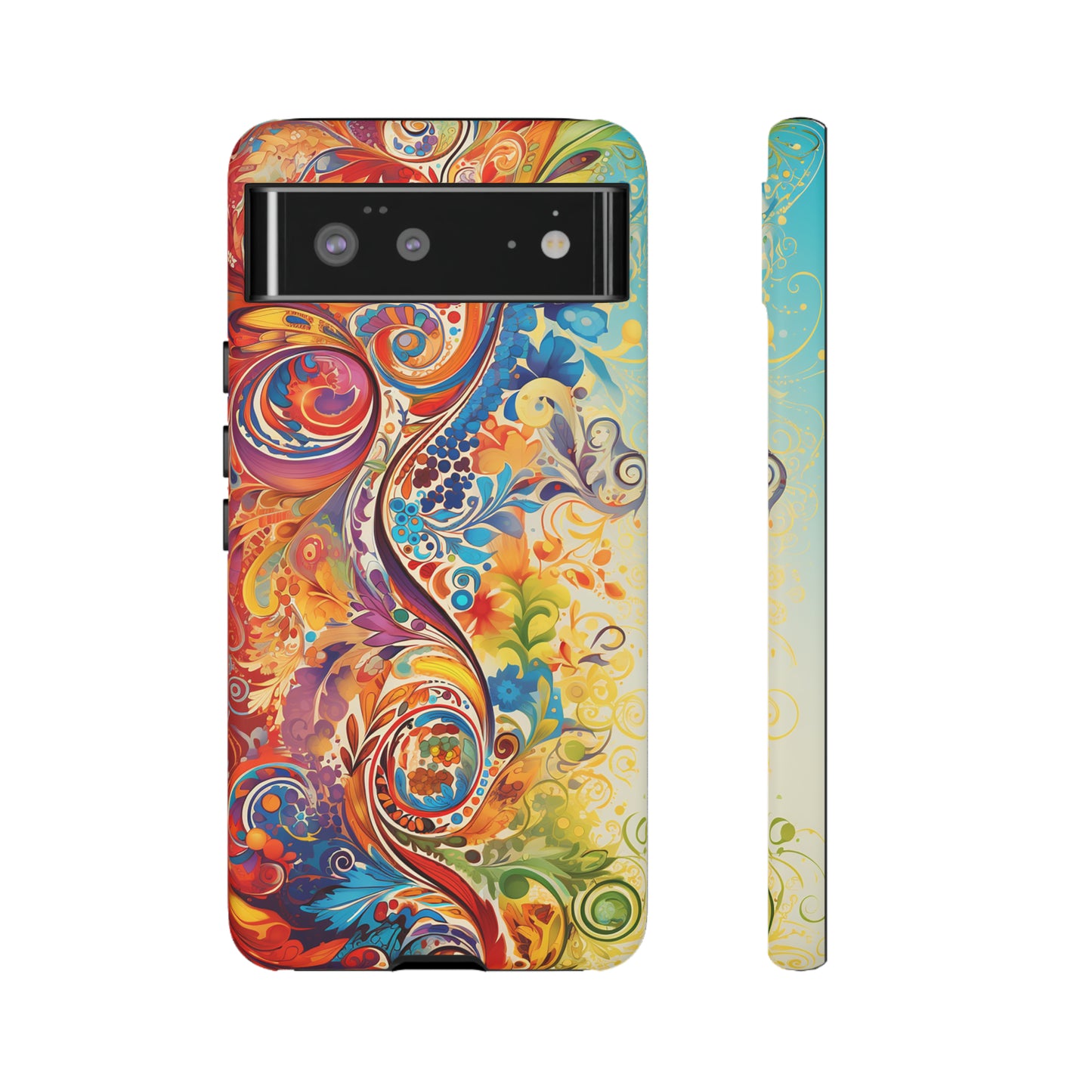 Rainbow Paisley - Tough Cases