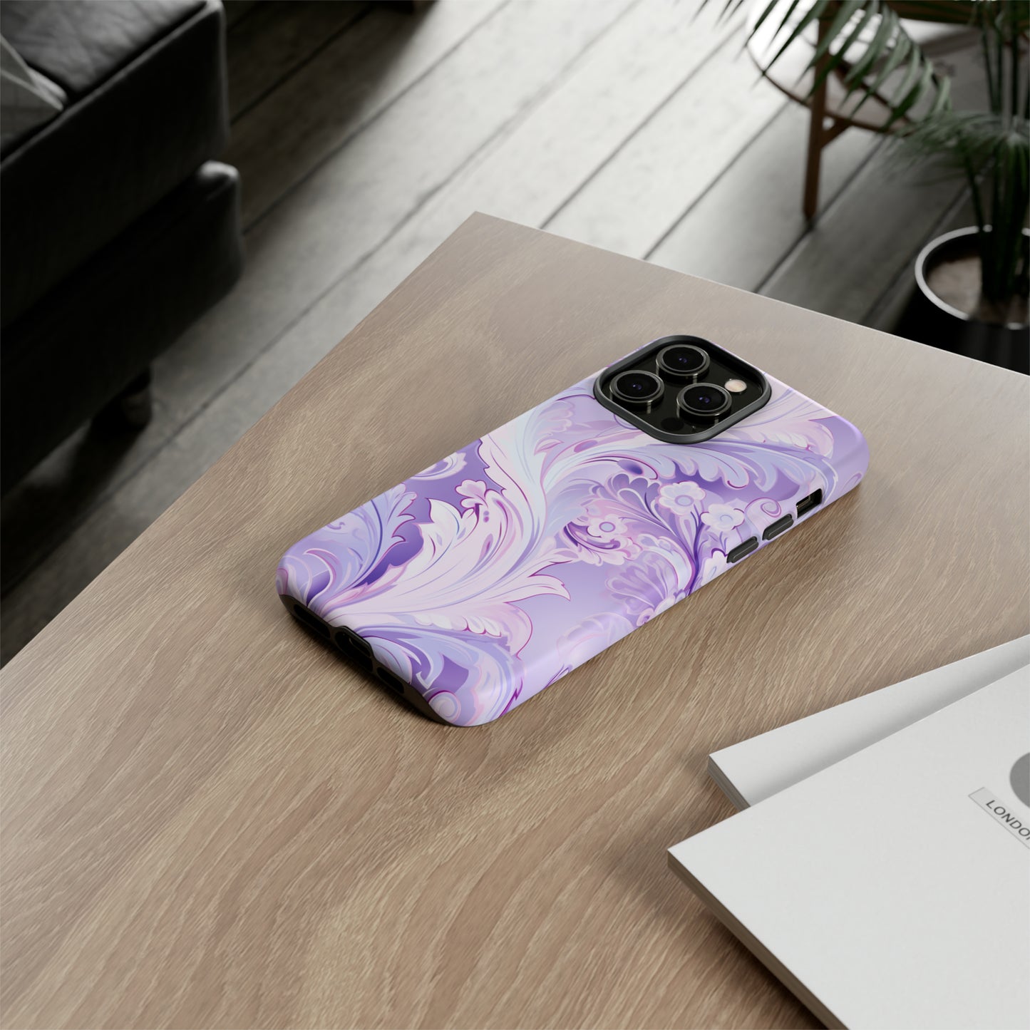 Pastel Lilac Paisley - Tough Cases