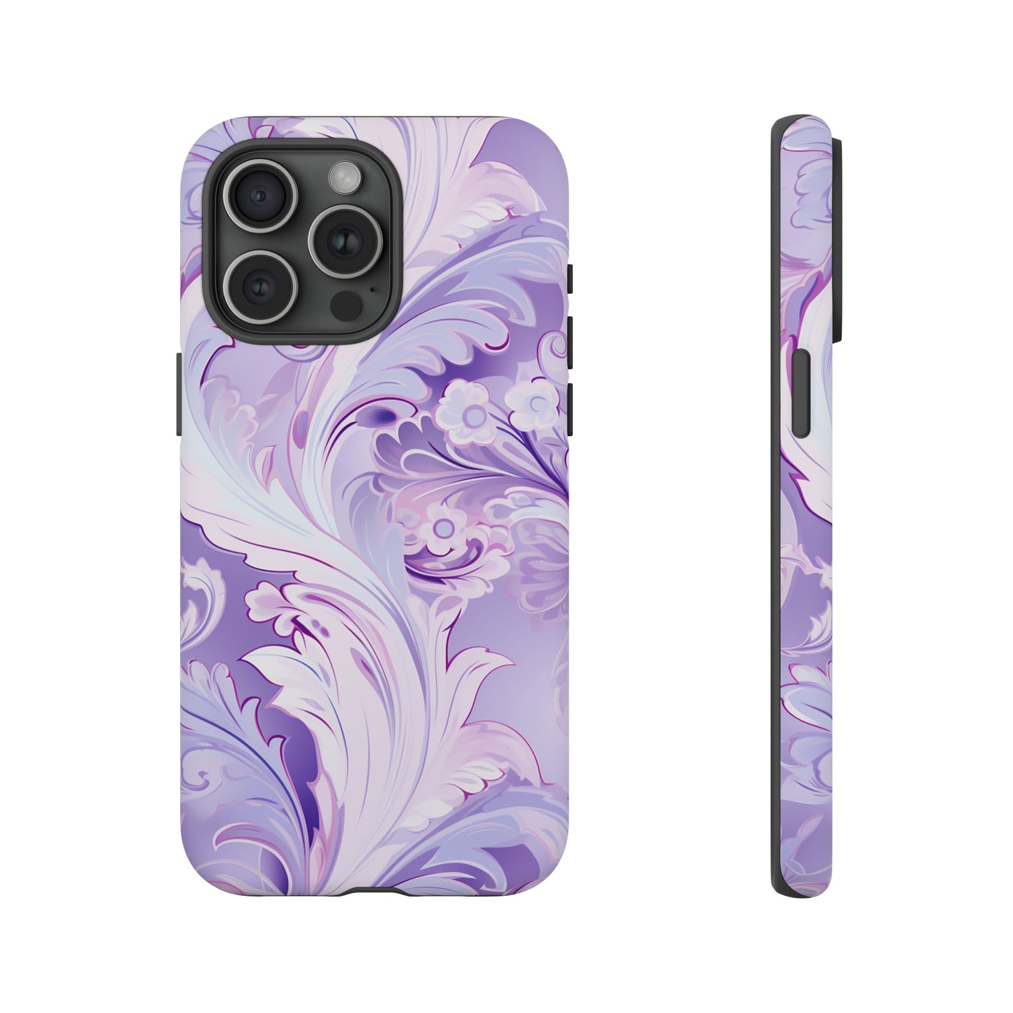 Pastel Lilac Paisley - Tough Cases