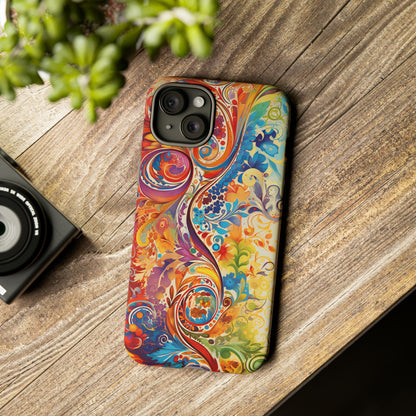 Rainbow Paisley - Tough Cases