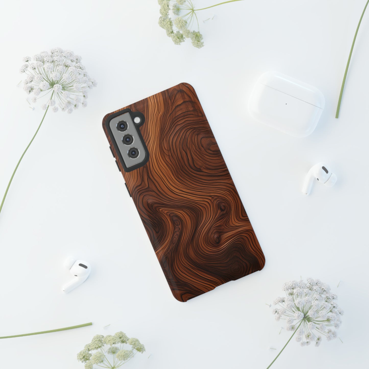 Walnut Pattern - Tough Cases | iPhone | Google Pixel | Samsung Galaxy