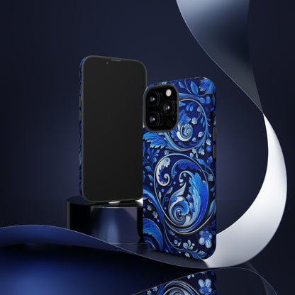 Royal Blue Paisley - Tough Cases