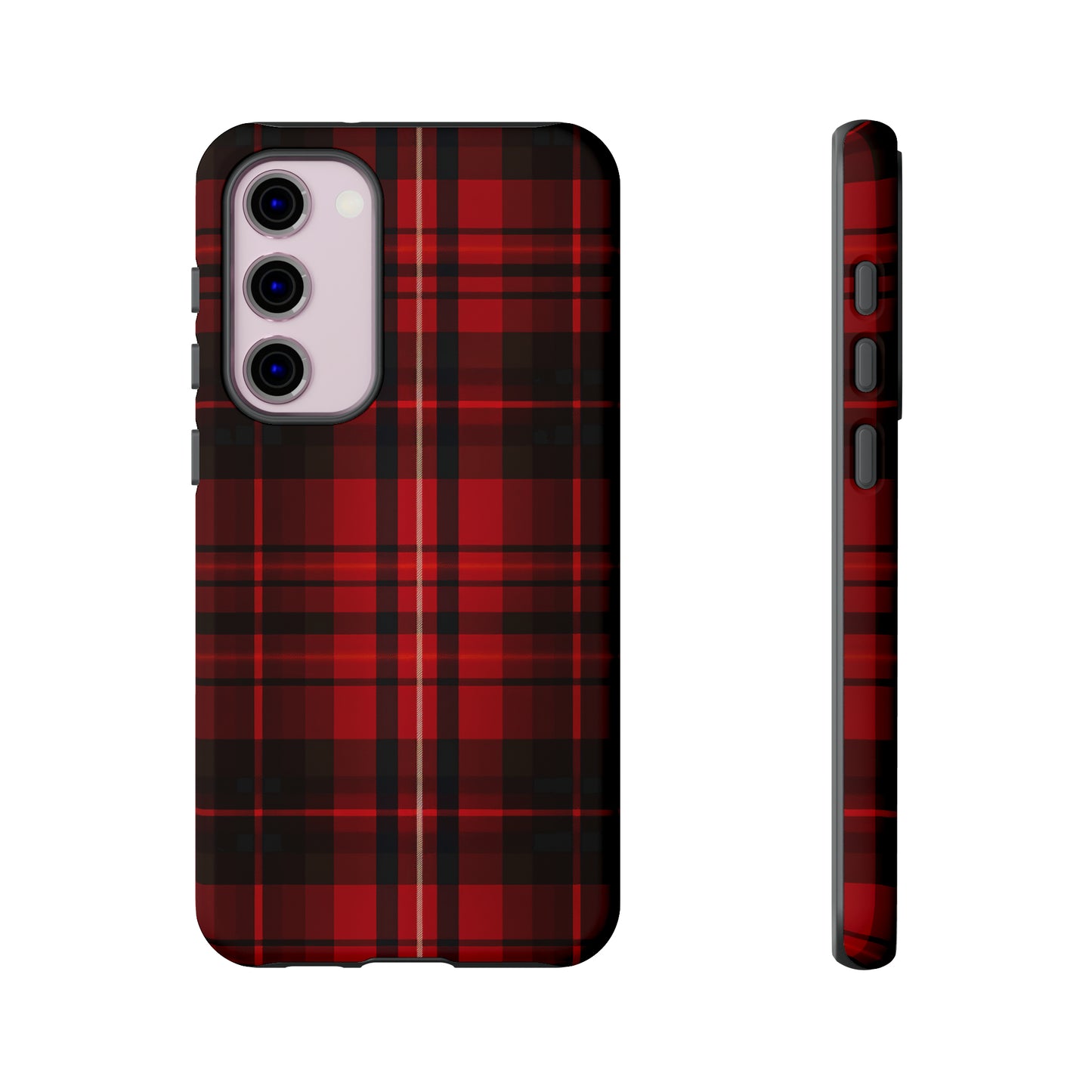 Cherry Red Tartan - Tough Cases