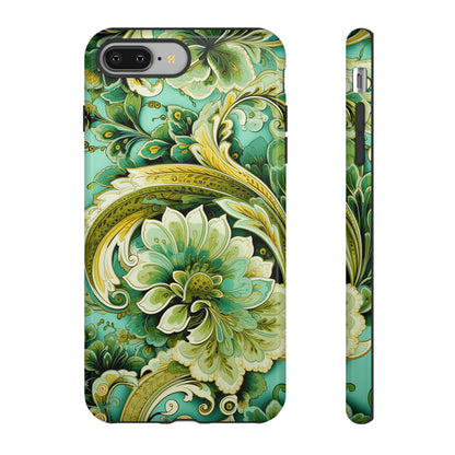 Pistachio with Gold Paisley - Tough Cases