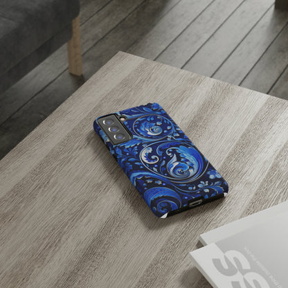 Royal Blue Paisley - Tough Cases