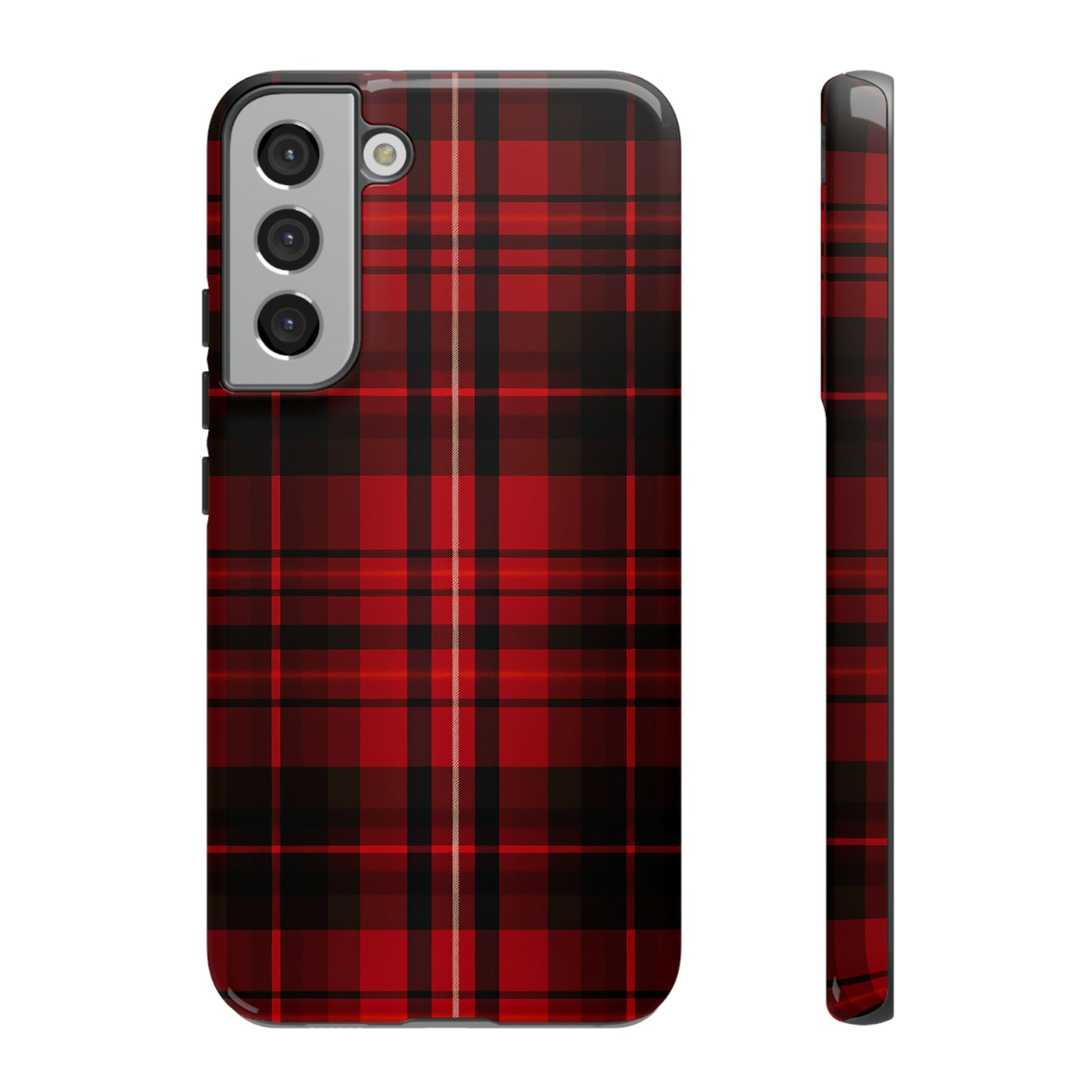 Cherry Red Tartan - Tough Cases