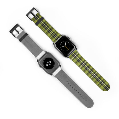 Apple Watch Strap - Pistachio Tartan