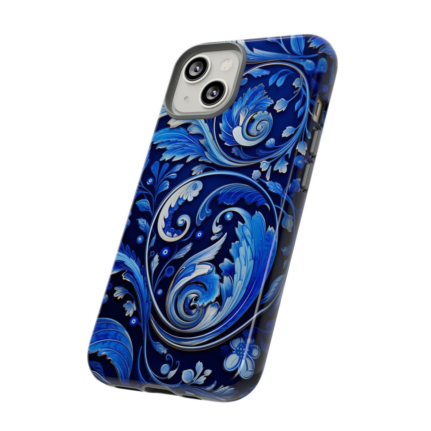 Royal Blue Paisley - Tough Cases