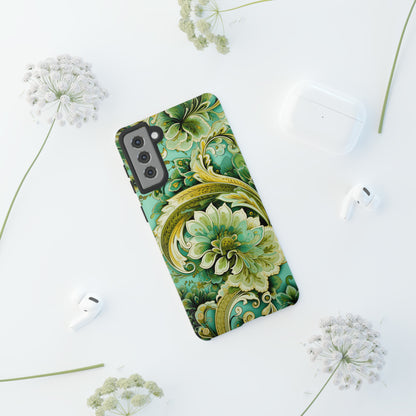 Pistachio with Gold Paisley - Tough Cases