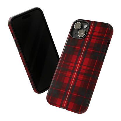 Cherry Red Tartan - Tough Cases