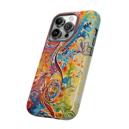 Rainbow Paisley - Tough Cases