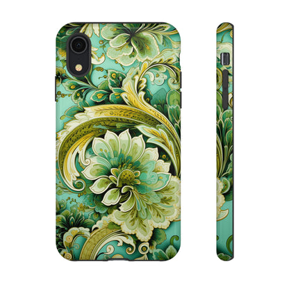 Pistachio with Gold Paisley - Tough Cases