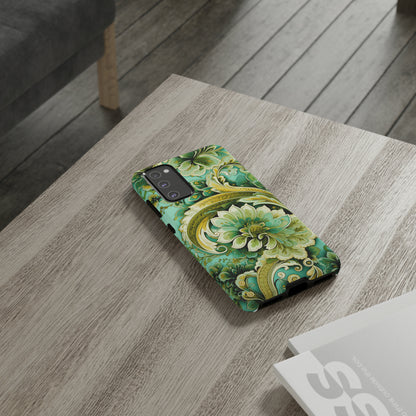 Pistachio with Gold Paisley - Tough Cases