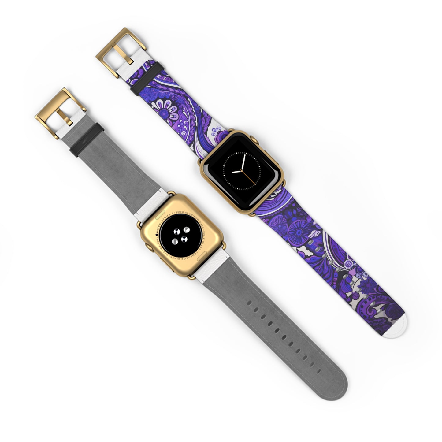 Apple Watch Strap - Purple Paisley