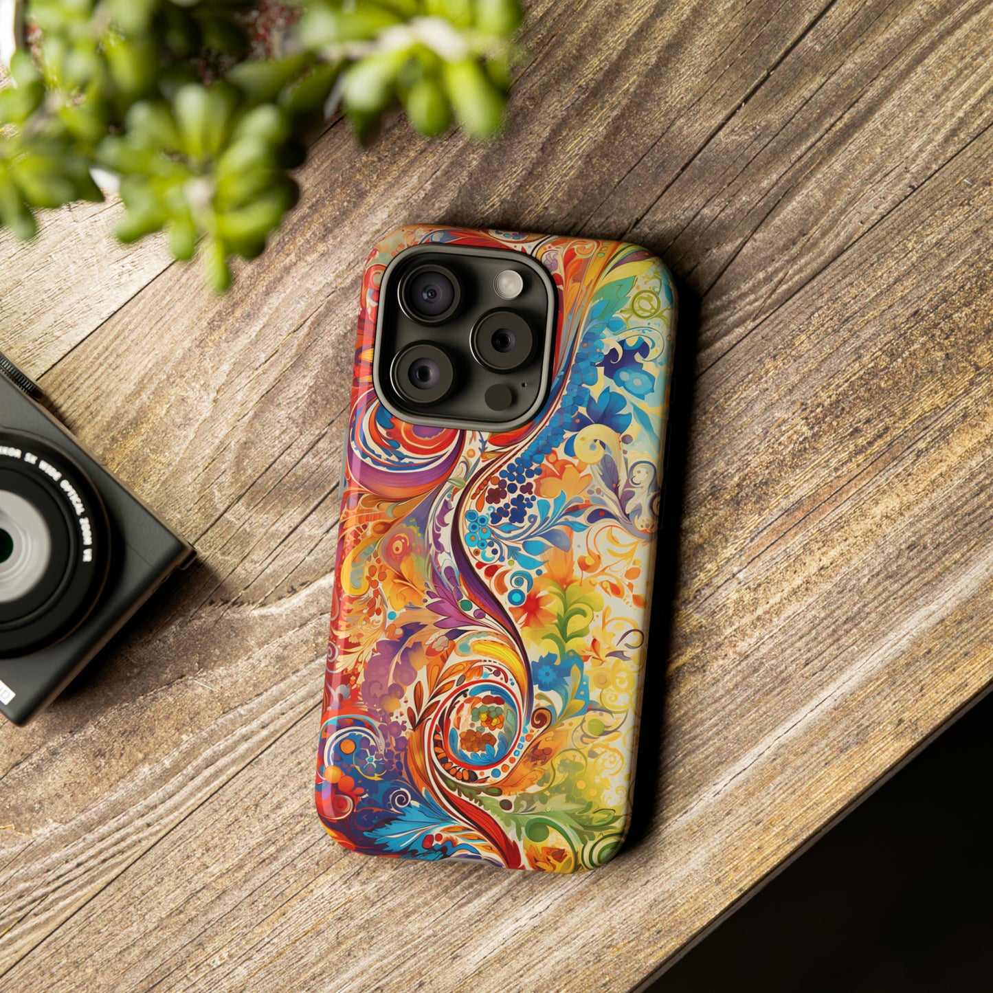 Rainbow Paisley - Tough Cases