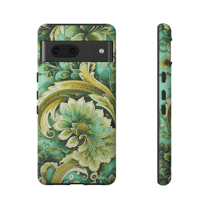 Pistachio with Gold Paisley - Tough Cases