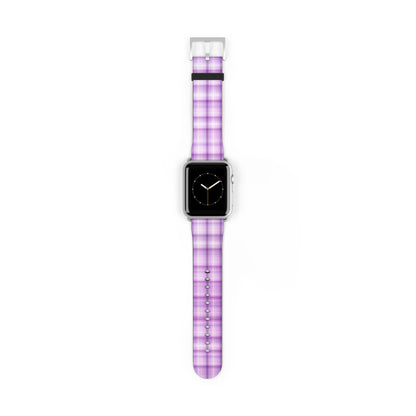 Apple Watch Strap - Pastel Lilac Tartan