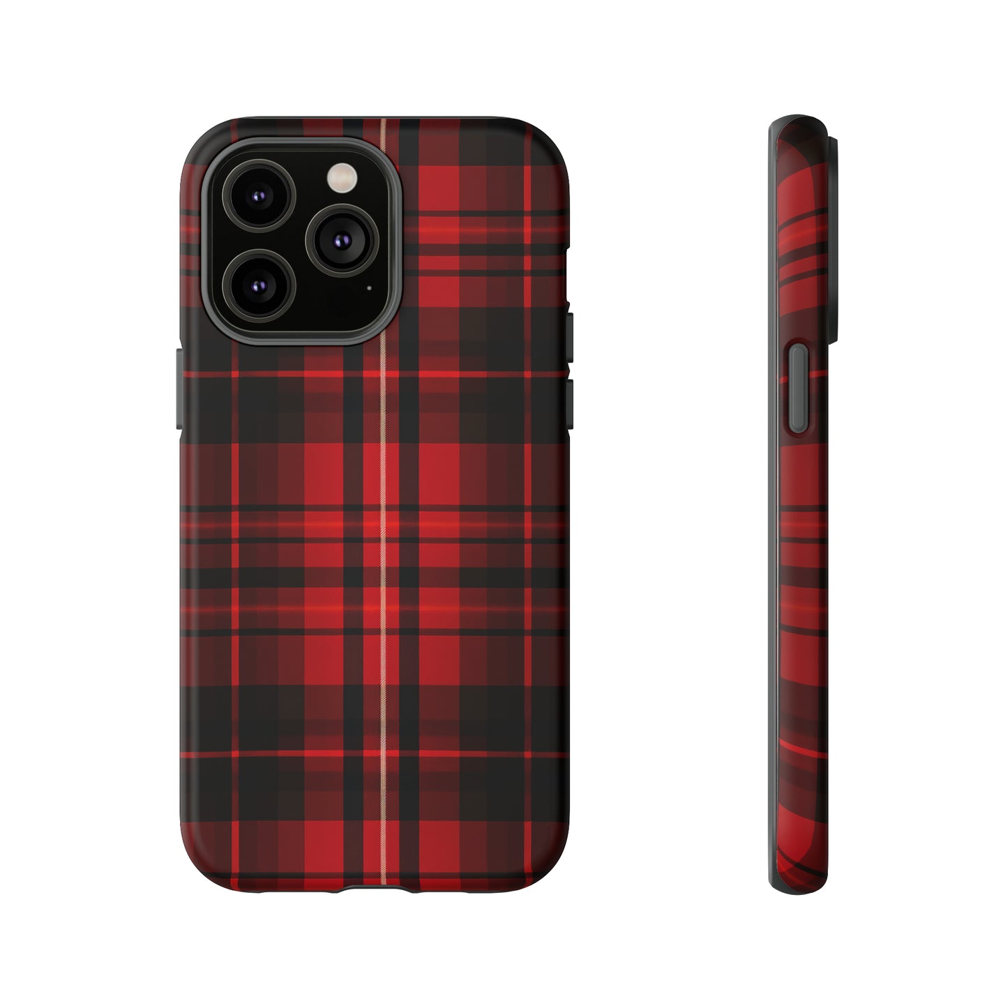 Cherry Red Tartan - Tough Cases