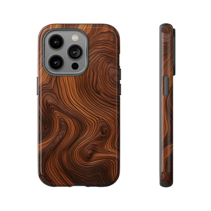 Walnut Pattern - Tough Cases | iPhone | Google Pixel | Samsung Galaxy