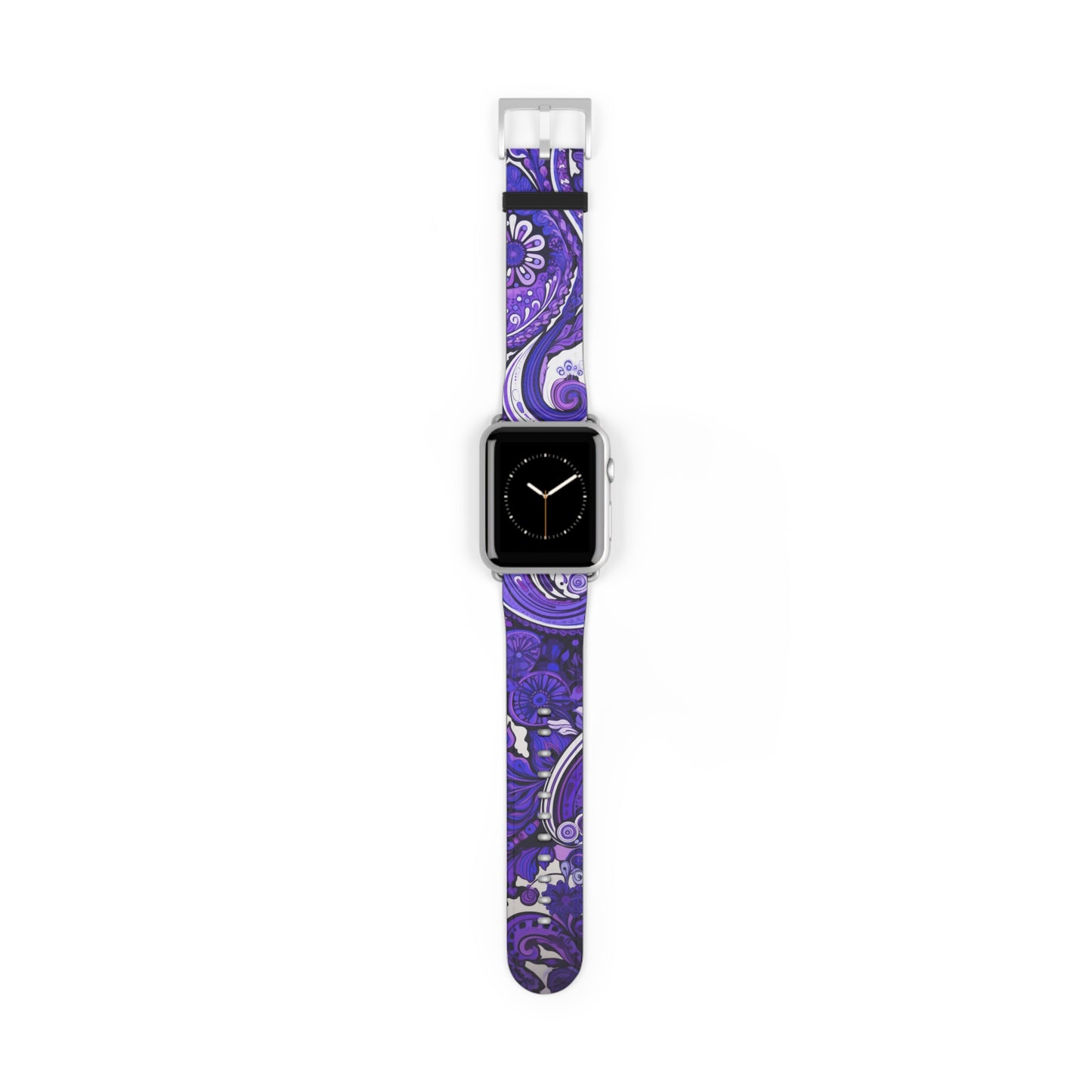 Apple Watch Strap - Purple Paisley