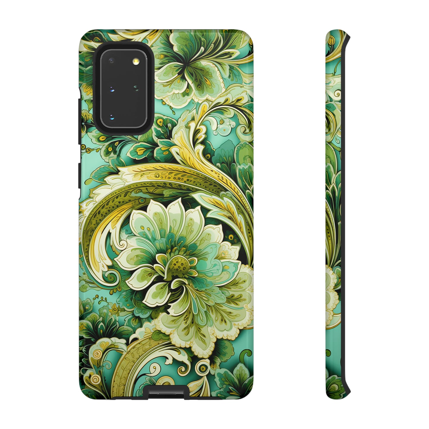 Pistachio with Gold Paisley - Tough Cases