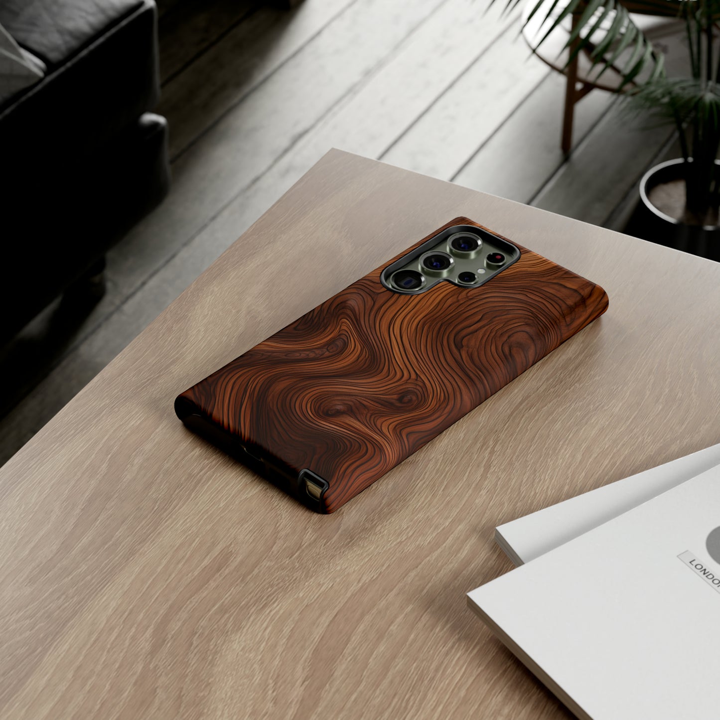 Walnut Pattern - Tough Cases | iPhone | Google Pixel | Samsung Galaxy