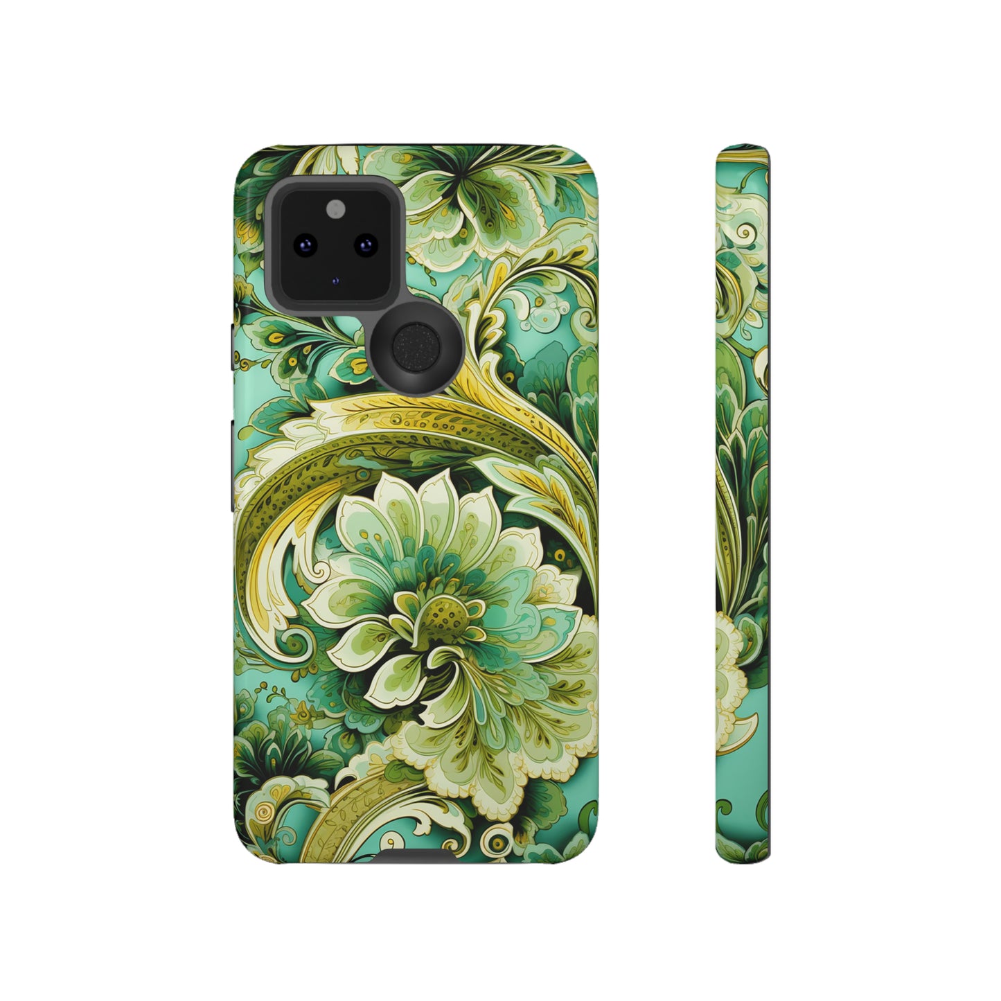 Pistachio with Gold Paisley - Tough Cases