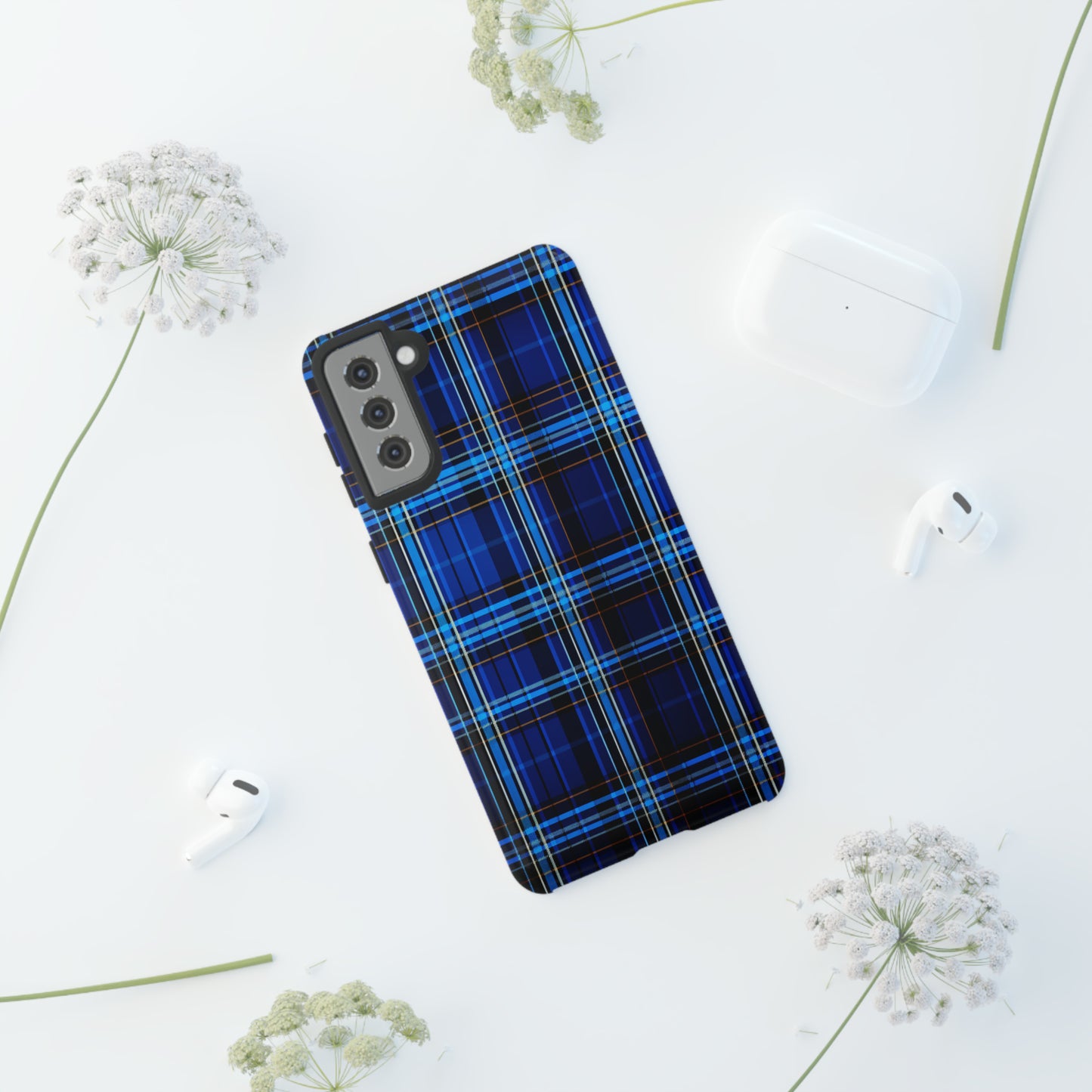 Royal Blue Tartan - Tough Cases