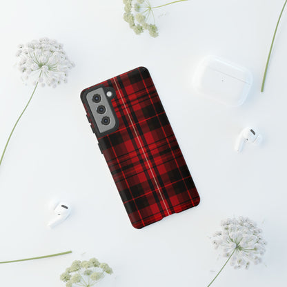 Cherry Red Tartan - Tough Cases