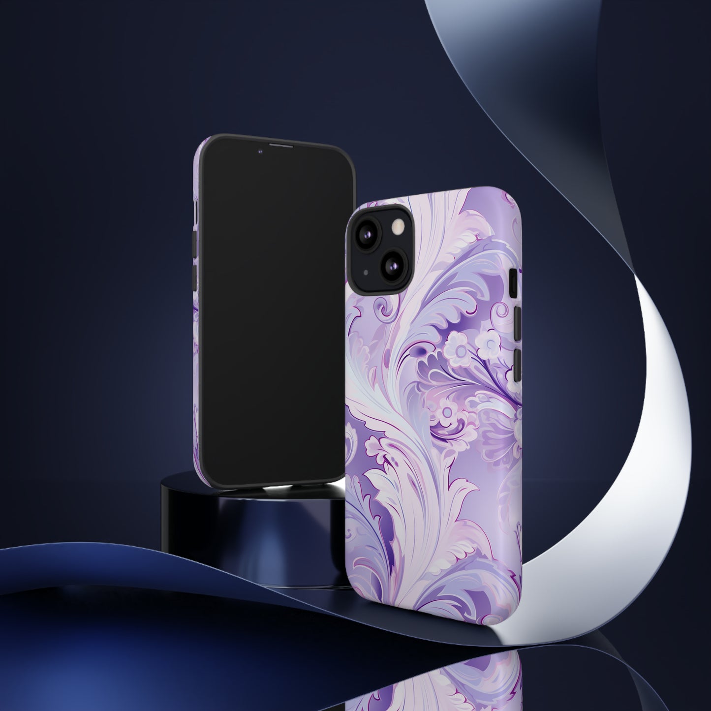 Pastel Lilac Paisley - Tough Cases