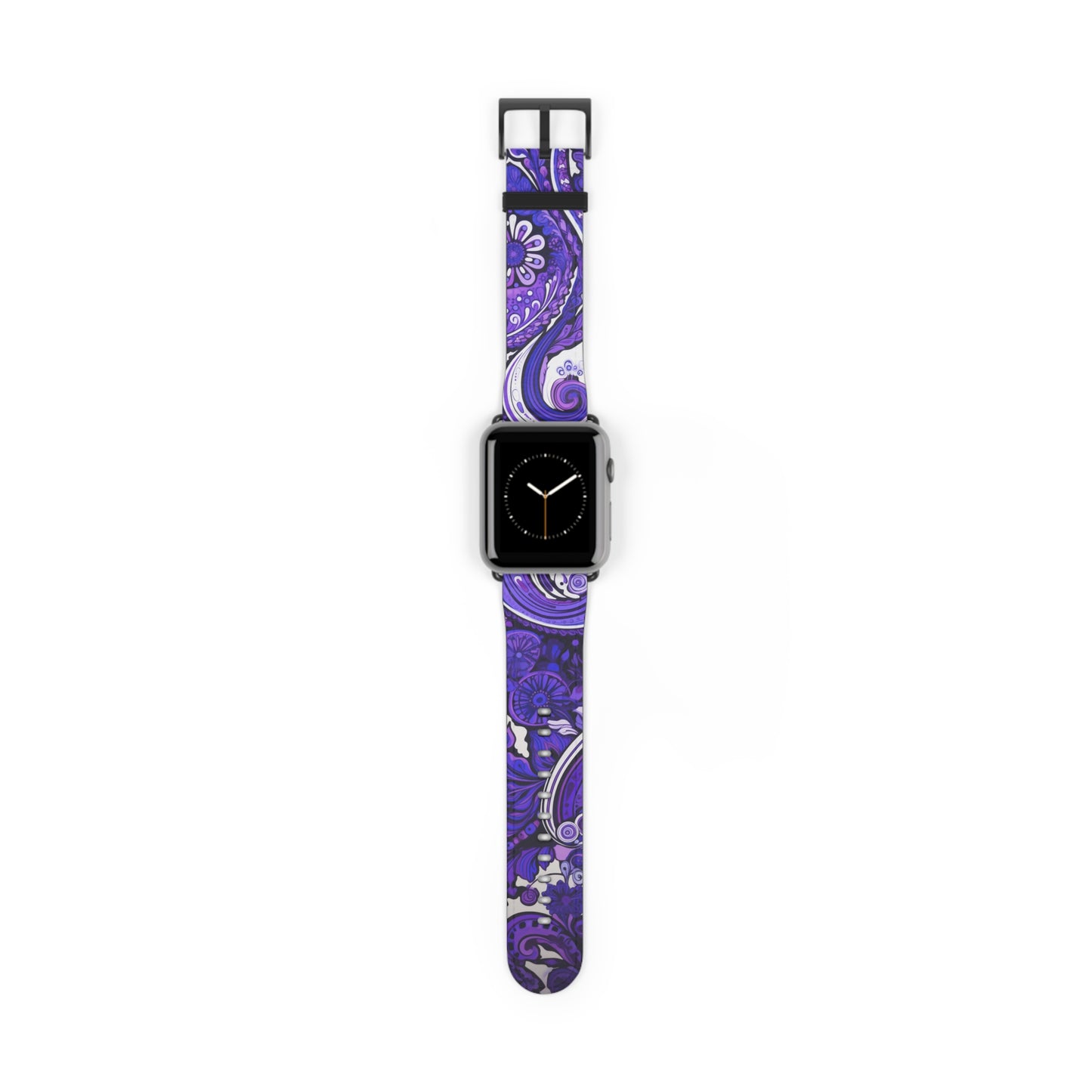 Apple Watch Strap - Purple Paisley