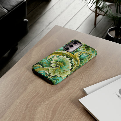 Pistachio with Gold Paisley - Tough Cases