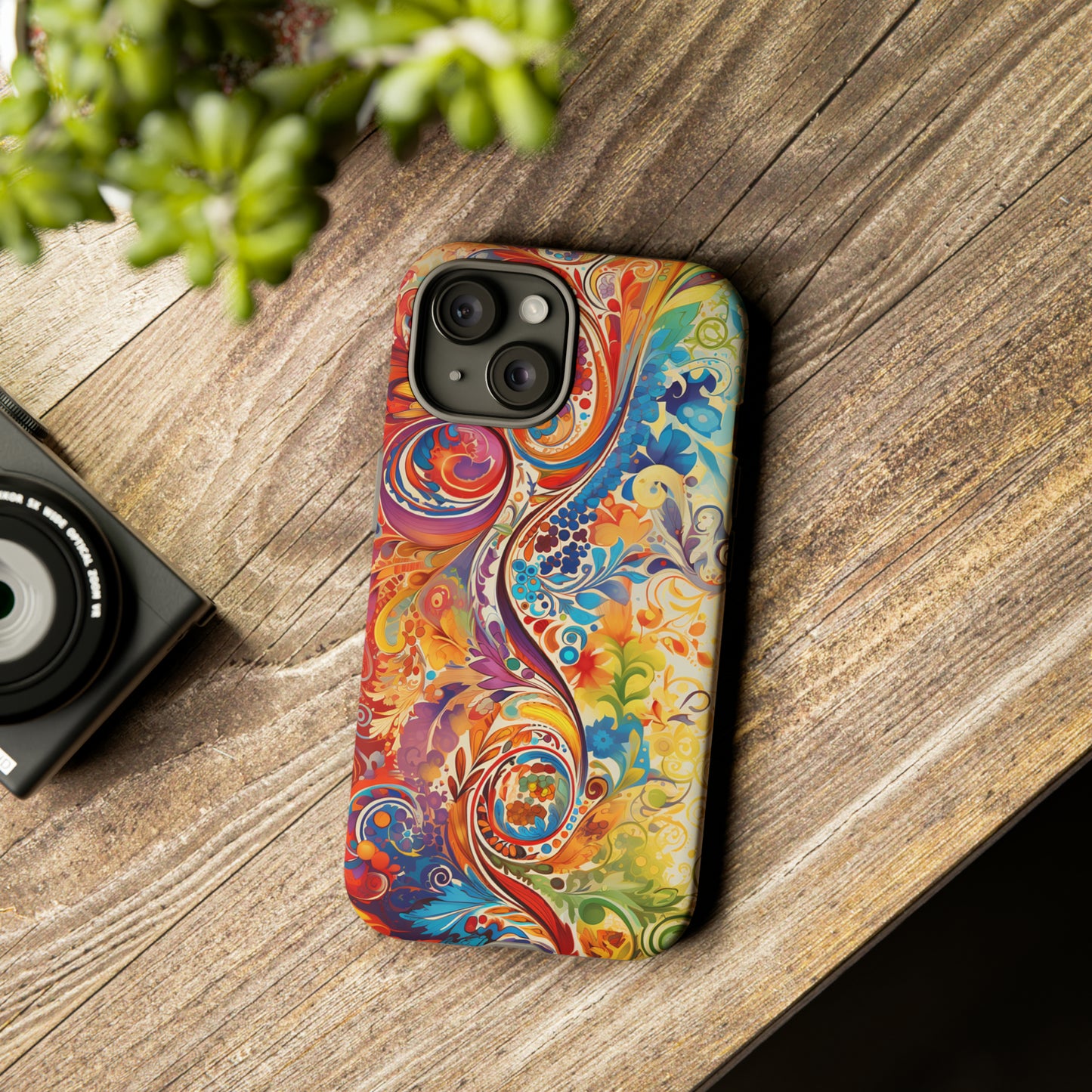 Rainbow Paisley - Tough Cases