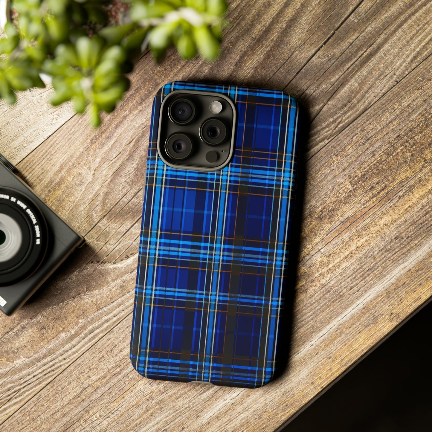 Royal Blue Tartan - Tough Cases