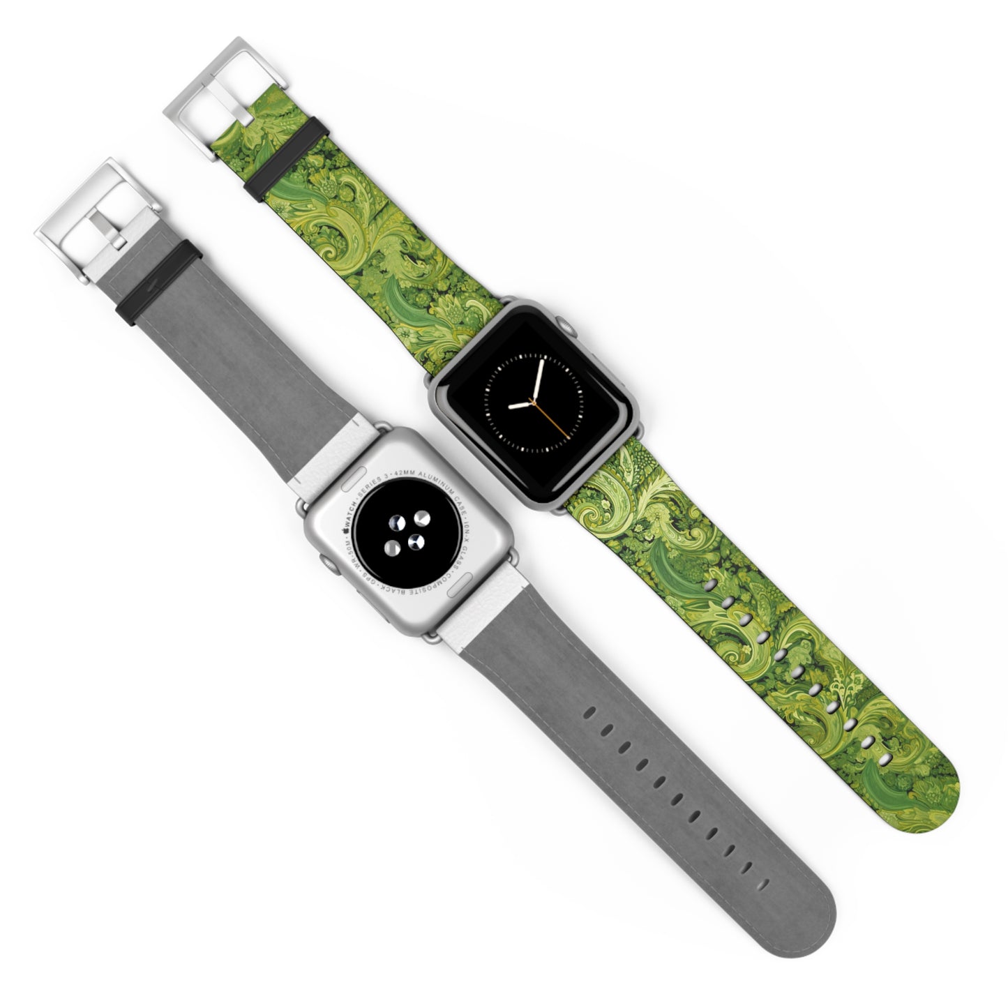 Apple Watch Strap - Pistachio Green Paisley