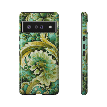 Pistachio with Gold Paisley - Tough Cases