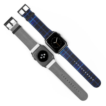Apple Watch Strap - Royal Blue Tartan