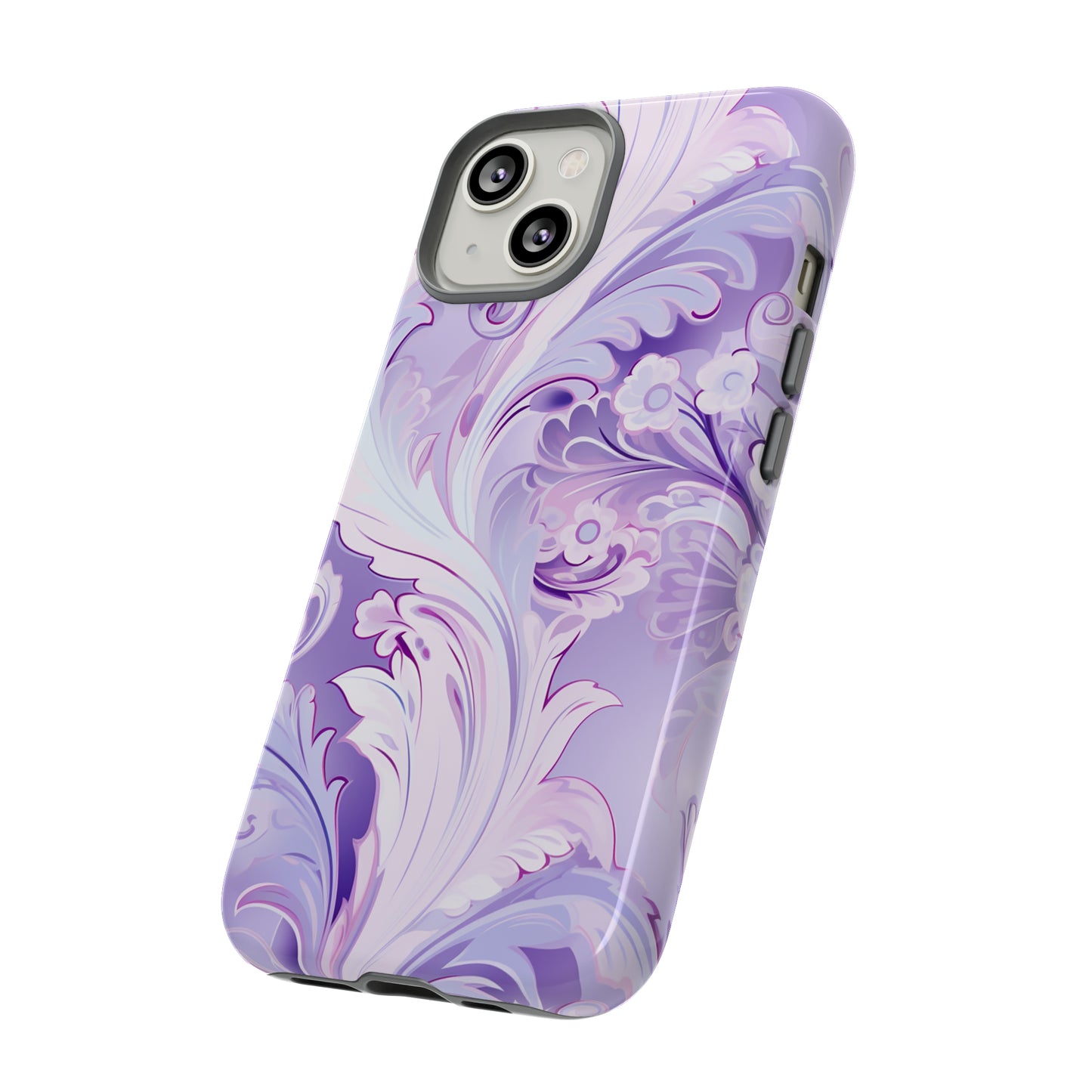 Pastel Lilac Paisley - Tough Cases