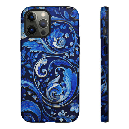 Royal Blue Paisley - Tough Cases