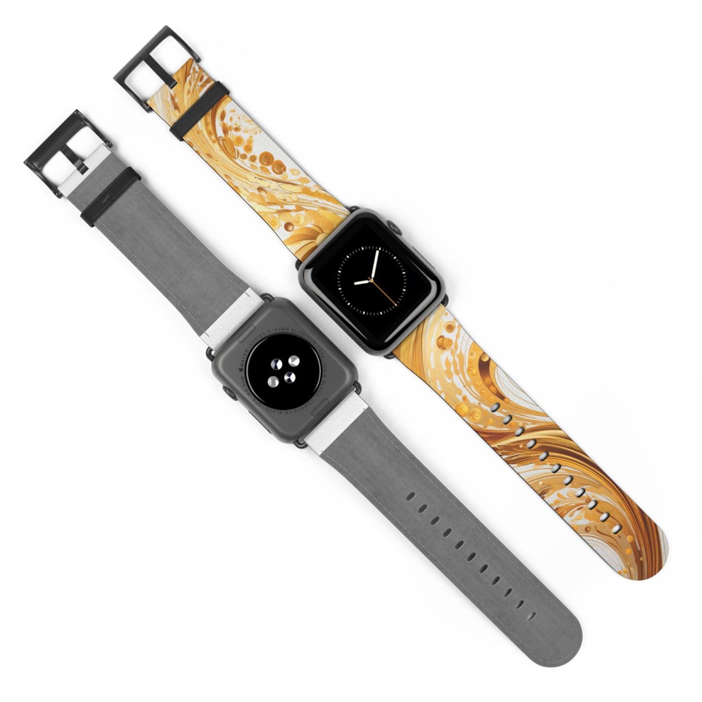 Apple Watch Strap - Gold Paisley