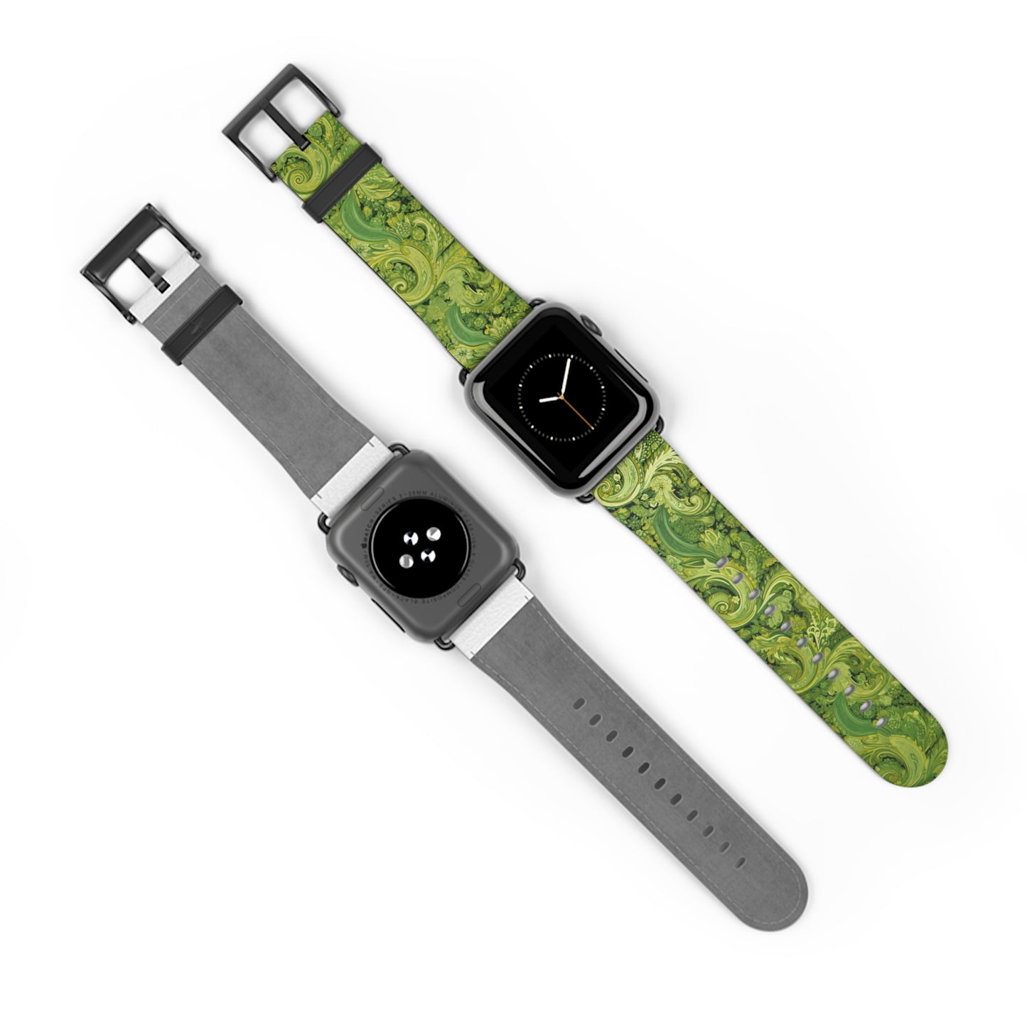 Apple Watch Strap - Pistachio Green Paisley