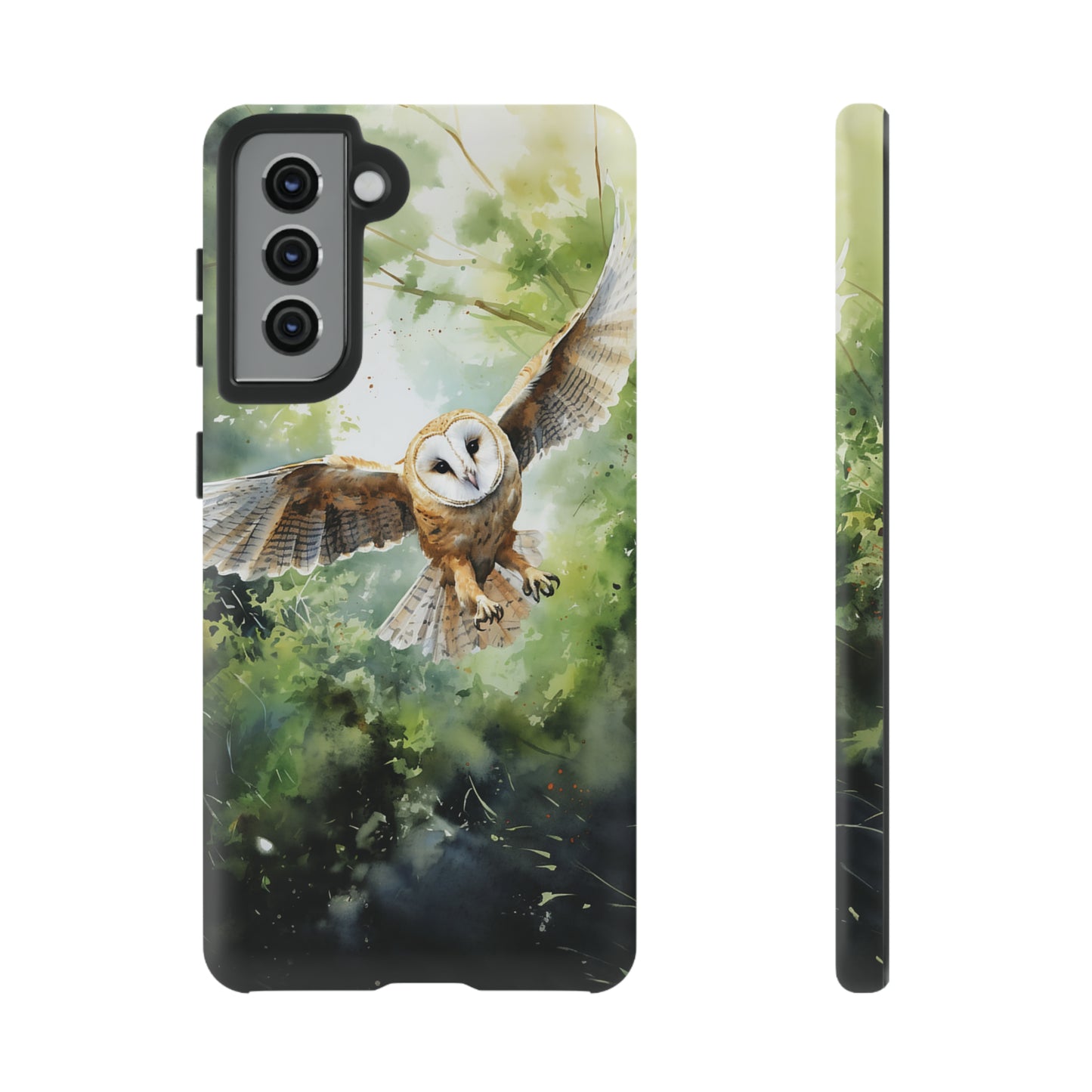 Barn Owl Watercolour - Tough Case
