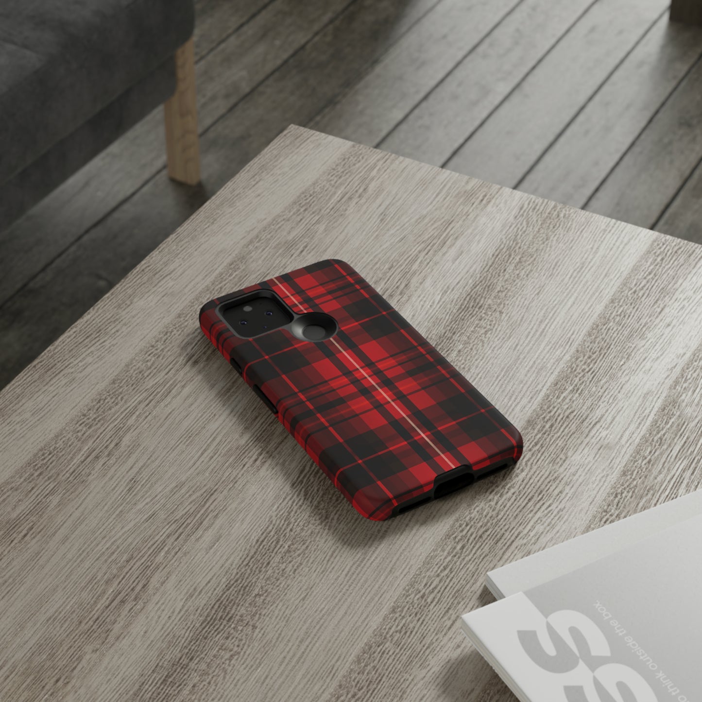 Cherry Red Tartan - Tough Cases