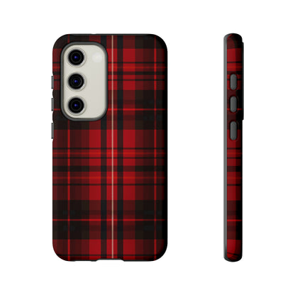 Cherry Red Tartan - Tough Cases