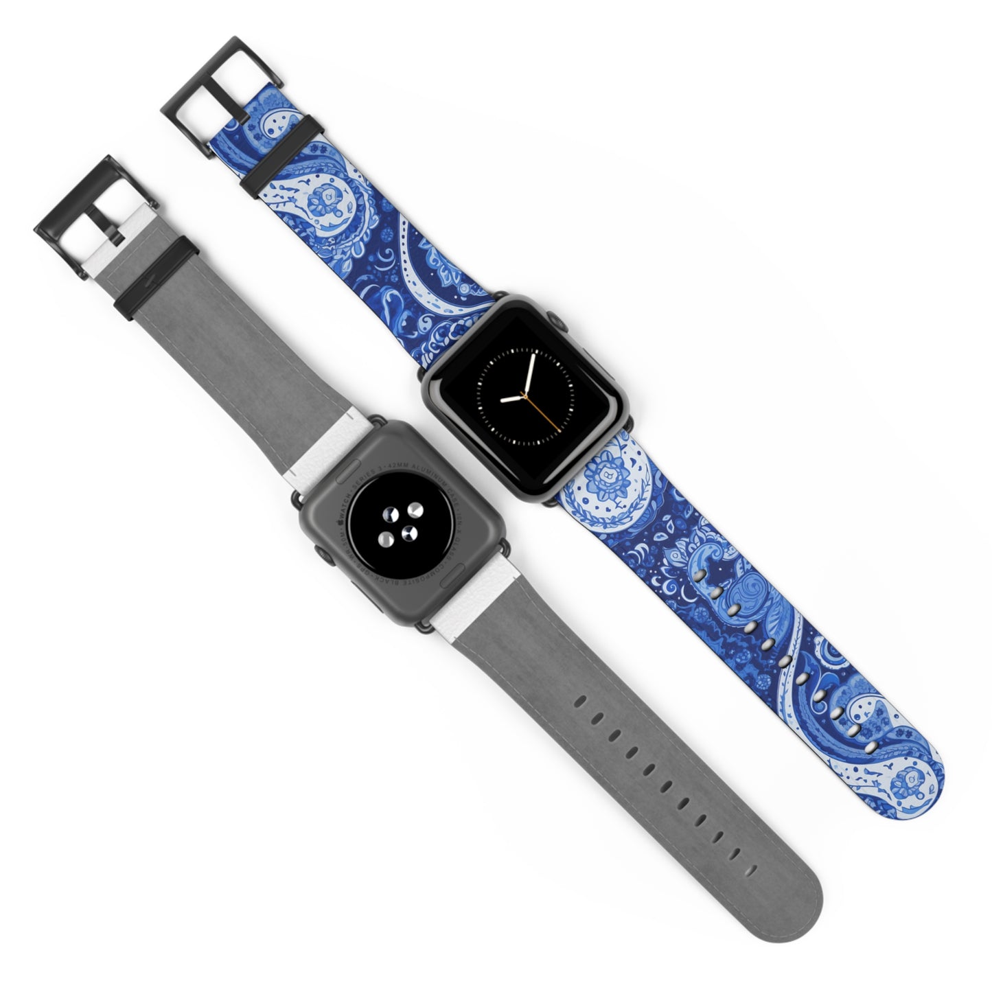 Apple Watch Strap - Blue Paisley