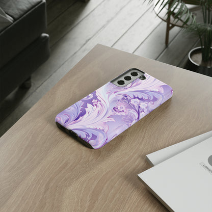 Pastel Lilac Paisley - Tough Cases